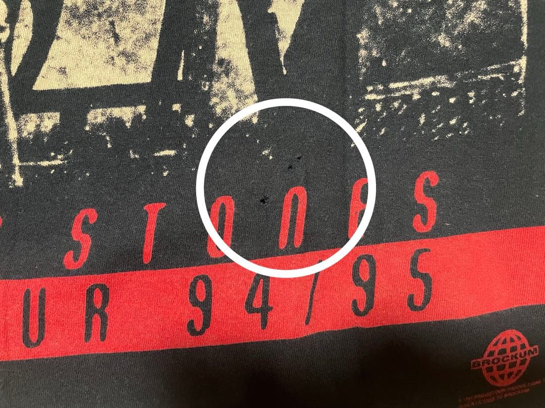 【90's年代】★ザ•ローリング•ストーンズ　ヴィンテージTシャツ