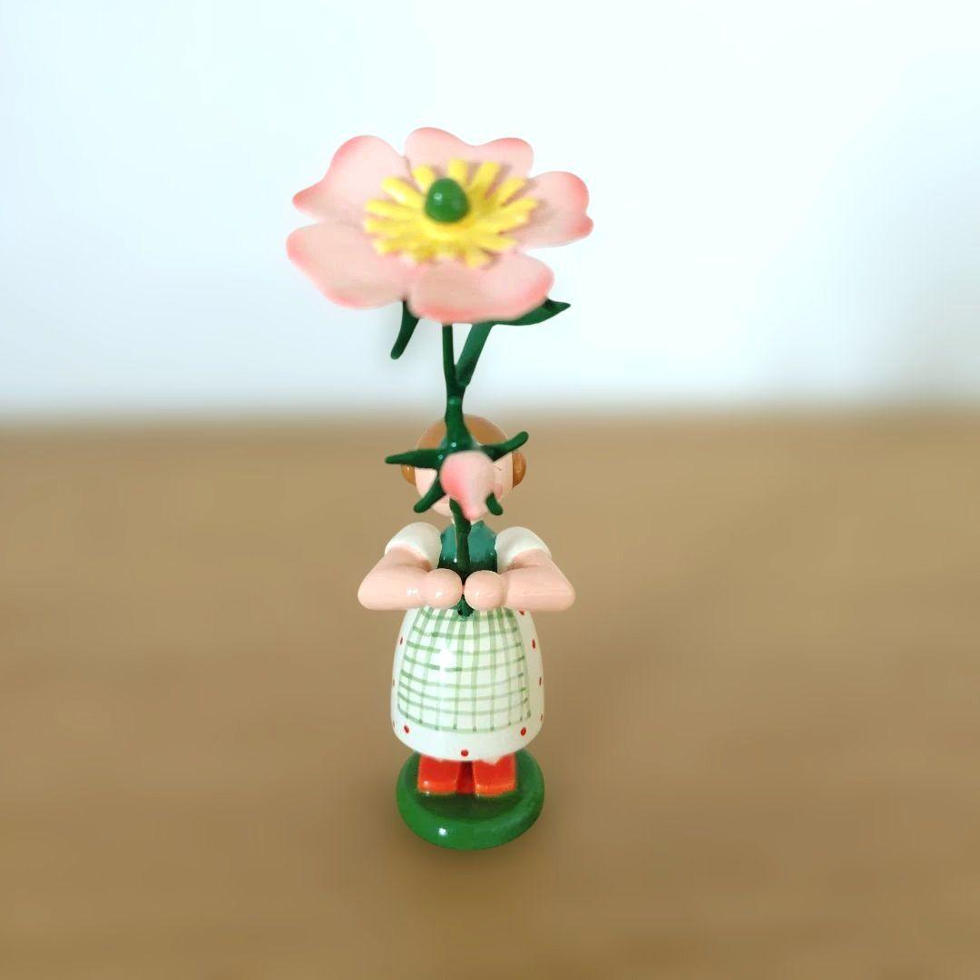 ドイツブルーメンキンダー春　フラワーチルドレン　 3体セット