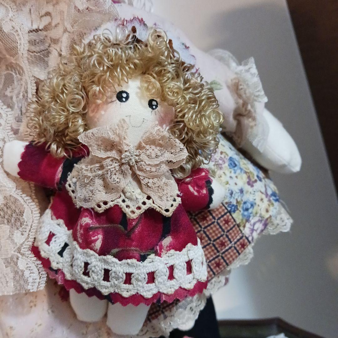 ハンドメイド　カントリー　人形　　　高さ48cm
