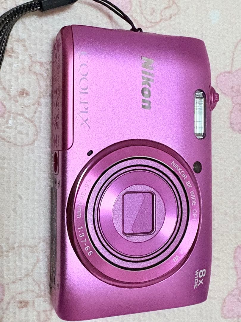 Nikon デジタルカメラ ピンクCOOLPIX s3600 動作確認済み