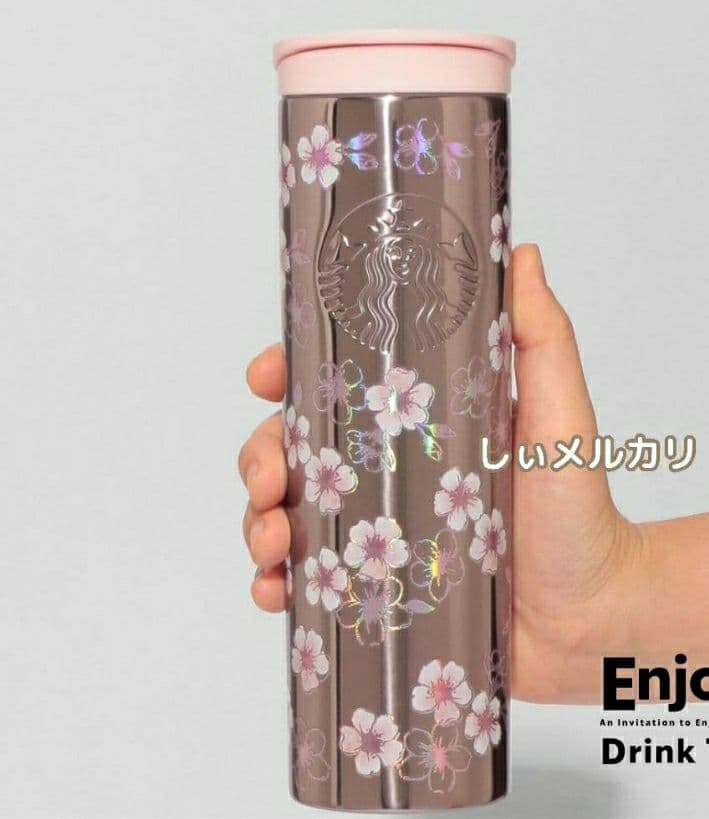 スターバックス SAKURA2026 ステンレスボトルメタリックライトピンク
