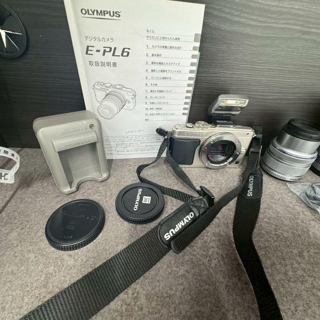 OLYMPUS PEN E-PL6 ダブルズームキット ミラーレス一眼カメラ