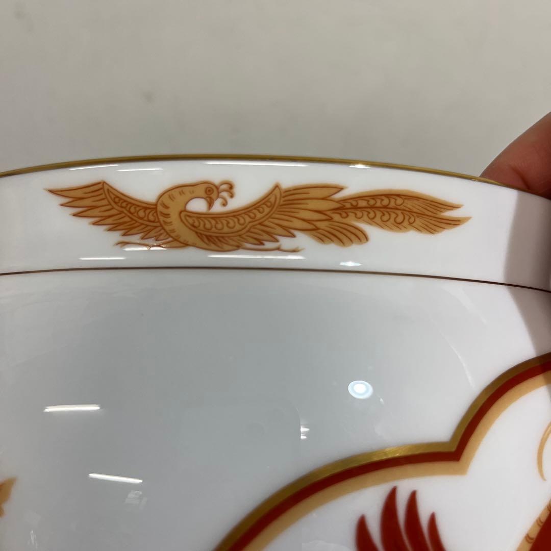 大倉陶園　朱雀 限定版　フランクリン　高級磁器　花瓶