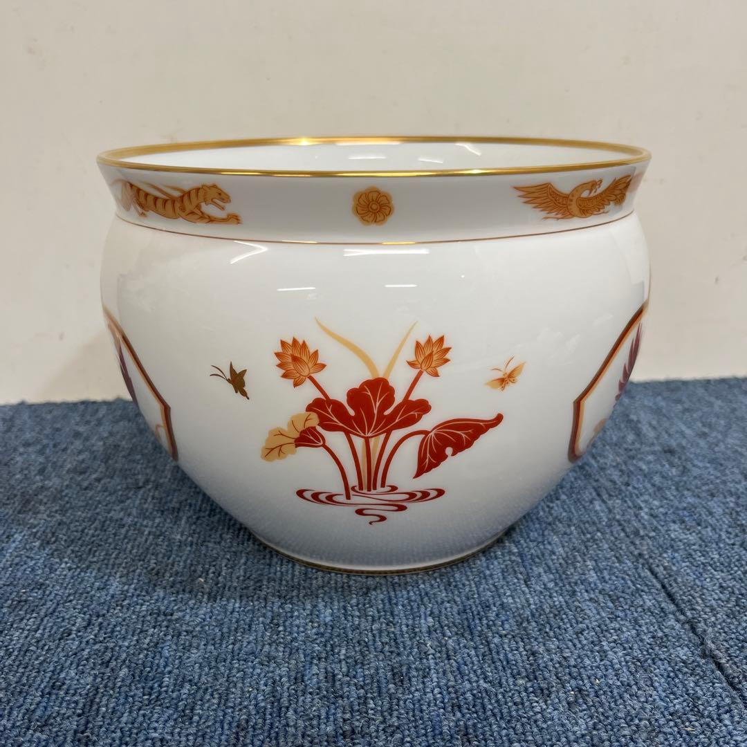 大倉陶園　朱雀 限定版　フランクリン　高級磁器　花瓶