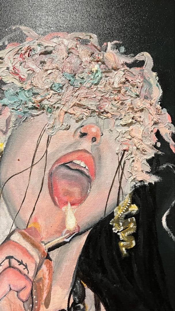 Blind Desire 原画 F10 油絵現代アート 絵画 一点物　インテリア