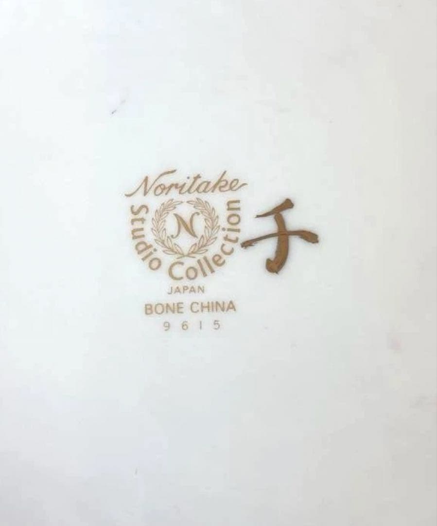 鳥柄絵付け皿6枚 ポーセリンアート長谷千鶴　Noritake ヴィンテージ