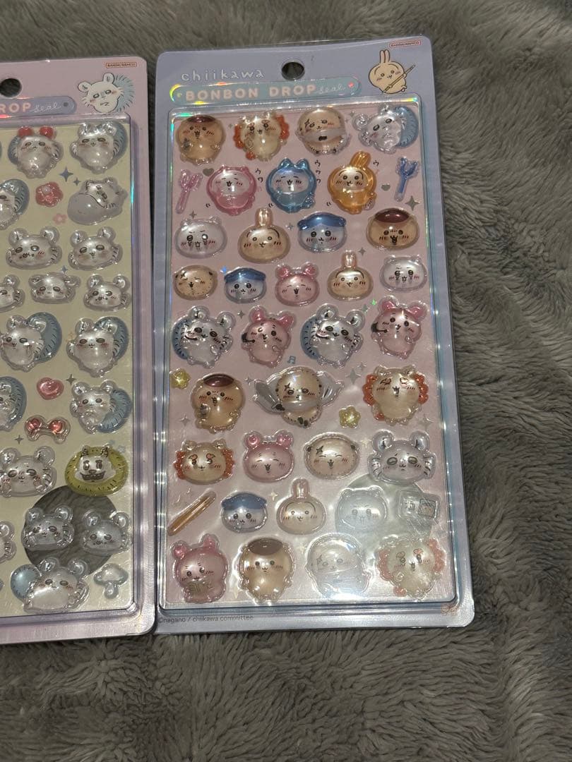 【国内正規品】ちいかわ　ボンボンドロップシール　第二弾　モモンガ　うさぎ