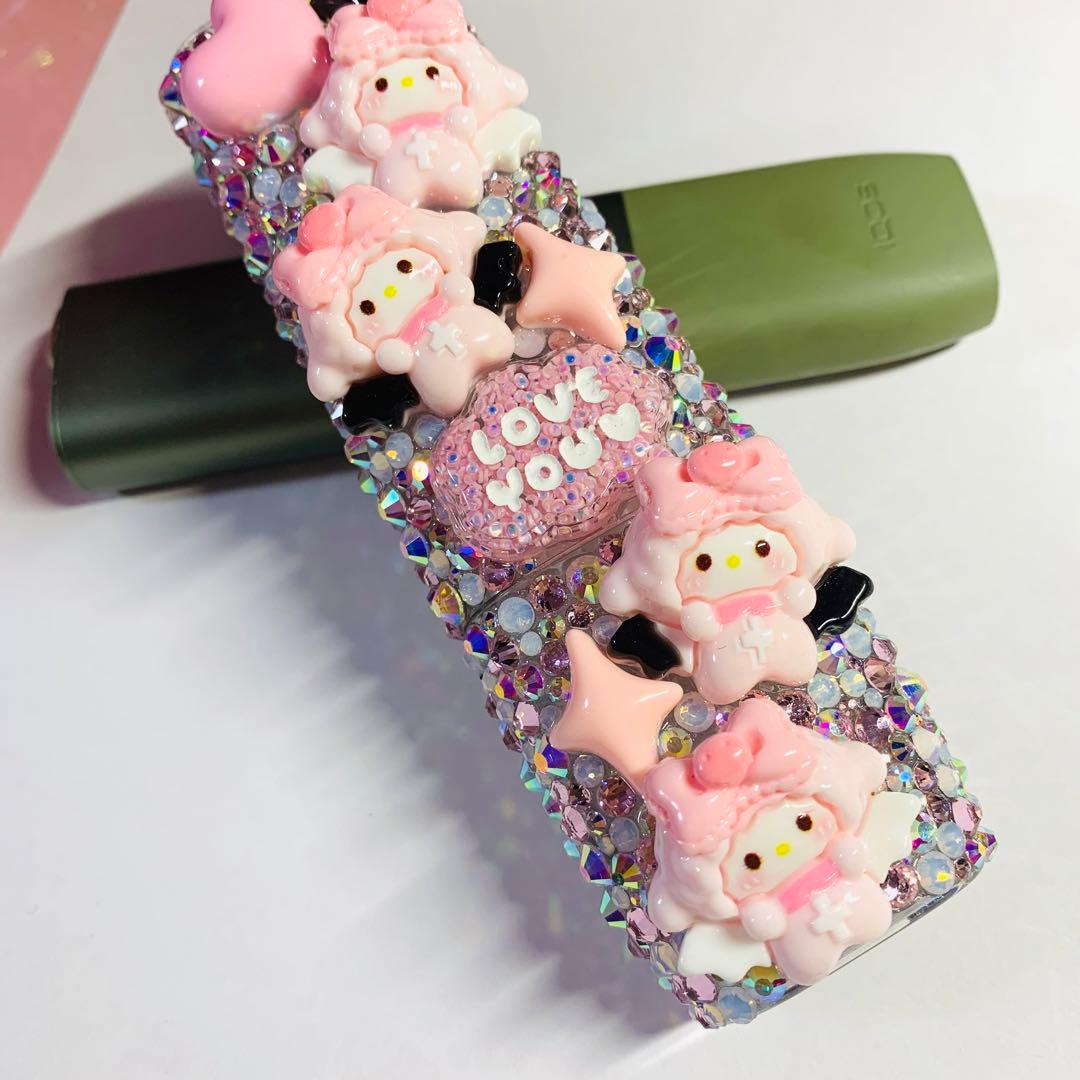 iQOSイルマｉワンケース　可愛い系デコ　天使と悪魔　1点もの