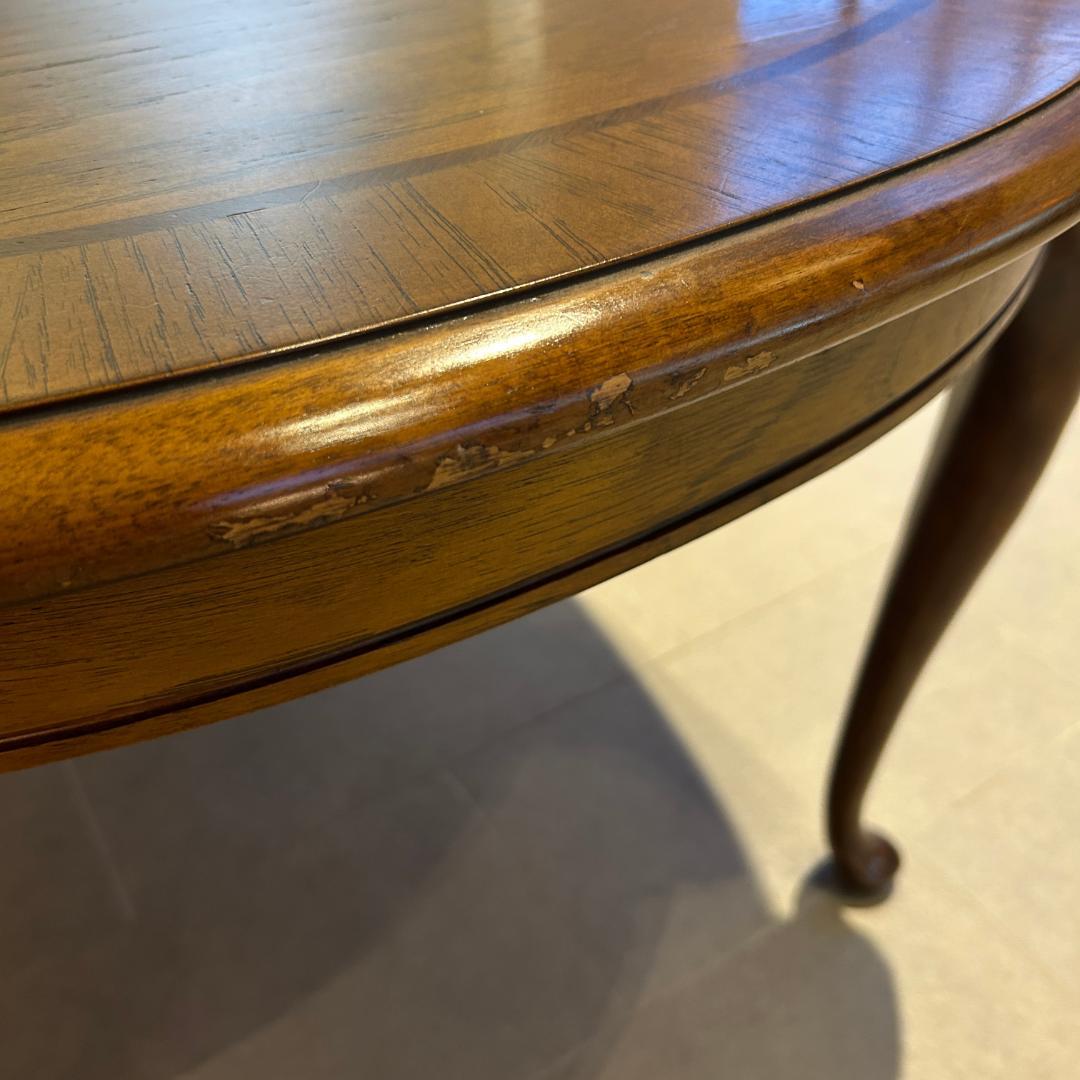 在庫一掃セール♥美品　アメリカアンティークダイングテーブル　伸長式　クラシカル