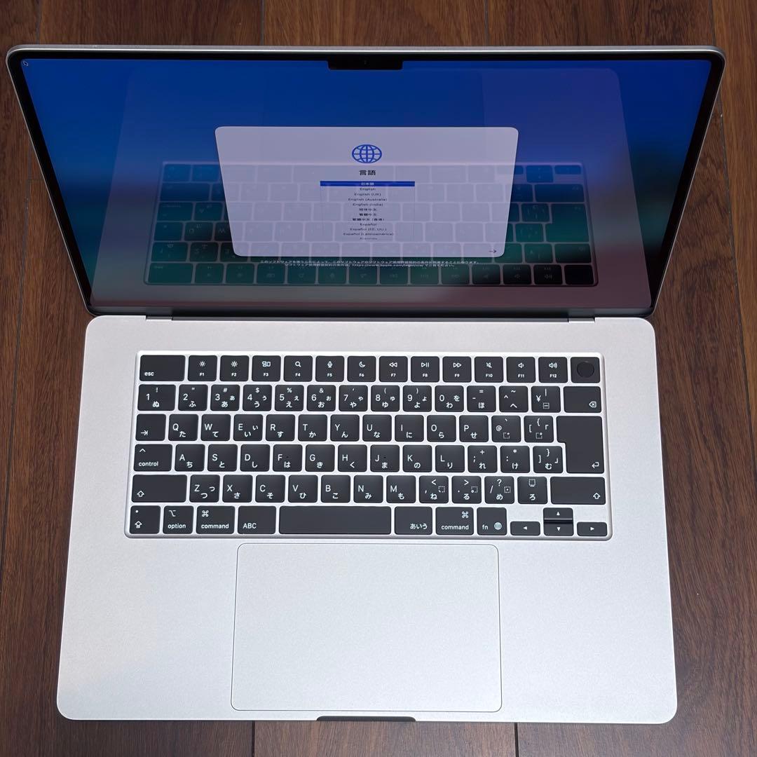 MacBook Air 15インチ Apple M4 シルバー MW1G3J/A