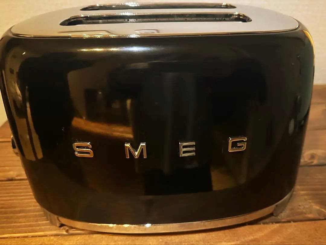 SMEG ブラック トースター 2スロット