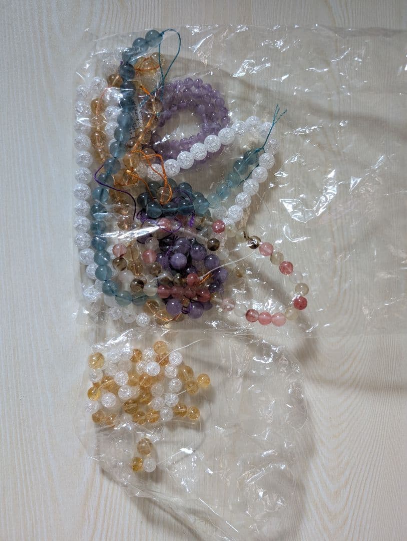 天然石ブレスレットやネックレス、ピアス、指輪、ストラップ等のハンドメイド用の材料
