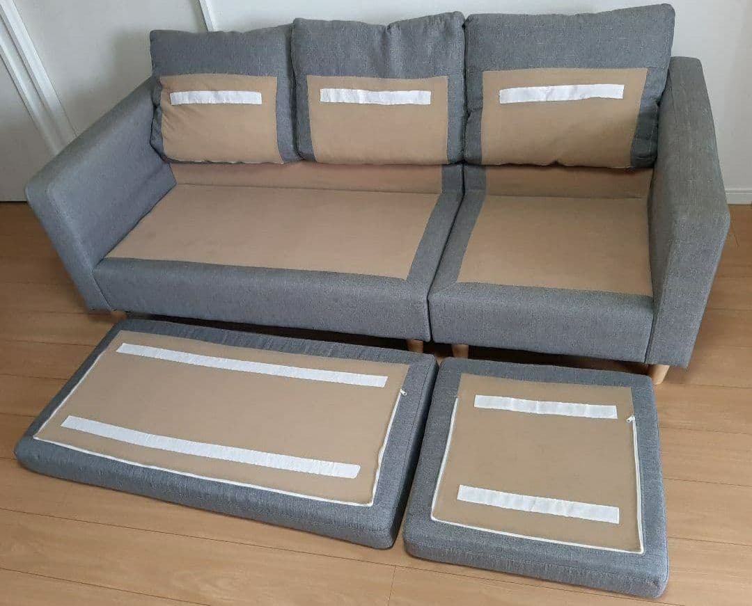 (直接引渡し価格)3人掛け ソファ カウチソファ ペット対応 傷に強い