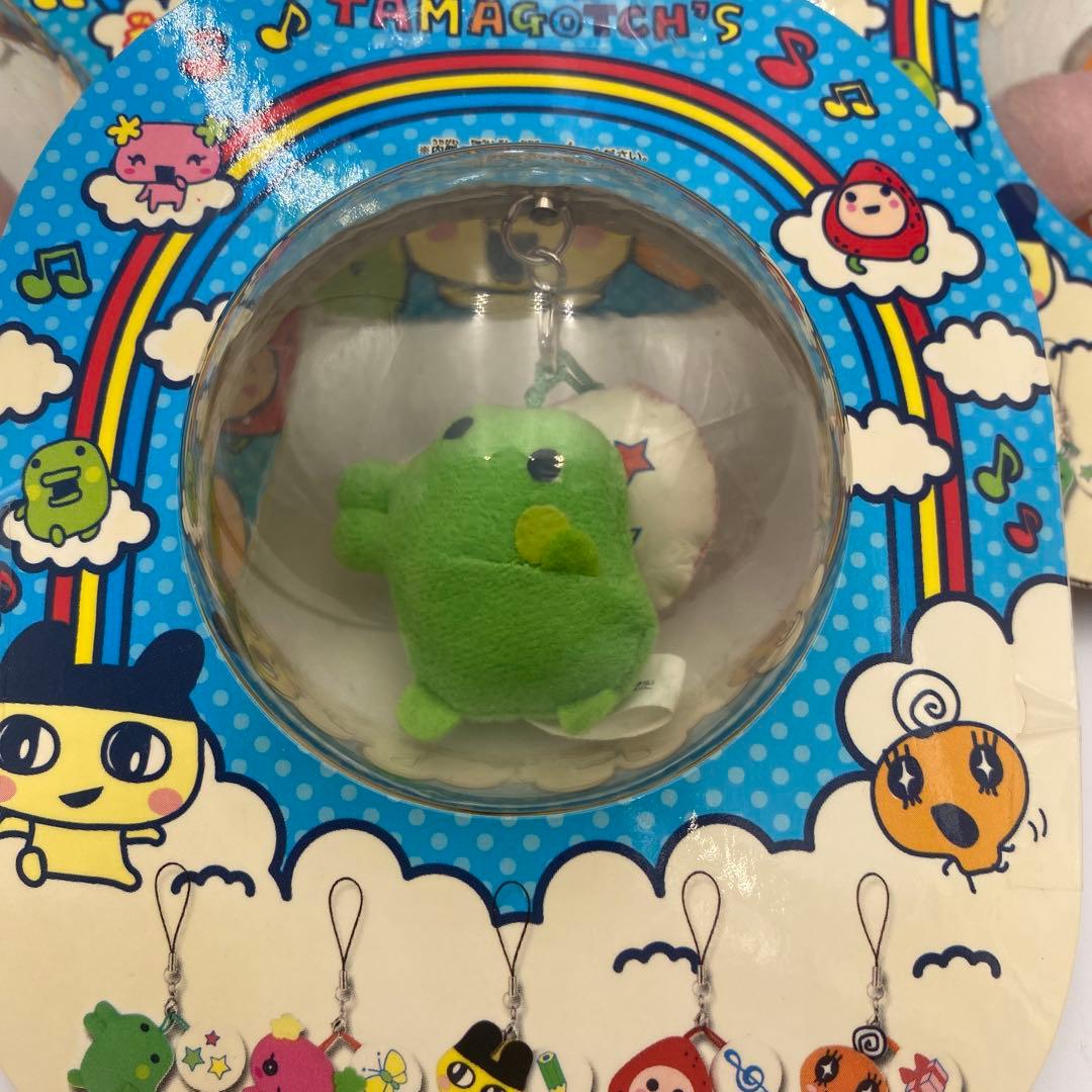 たまごっち 画面クリーナー付きストラップぬいぐるみインブリスター　4種