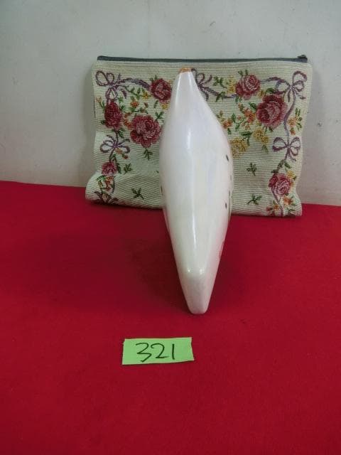 321：FOSHIKO　NOBLE　バラ柄 オカリナ　中古　ジャンク
