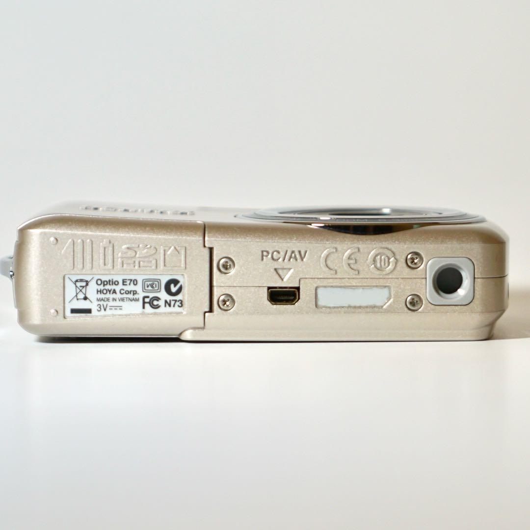 【スマホ転送セット】PENTAX OPTIO E70 オールドコンデジ 美品