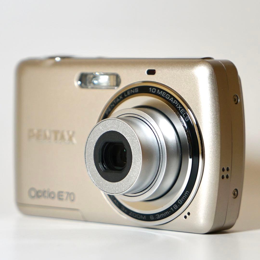 【スマホ転送セット】PENTAX OPTIO E70 オールドコンデジ 美品