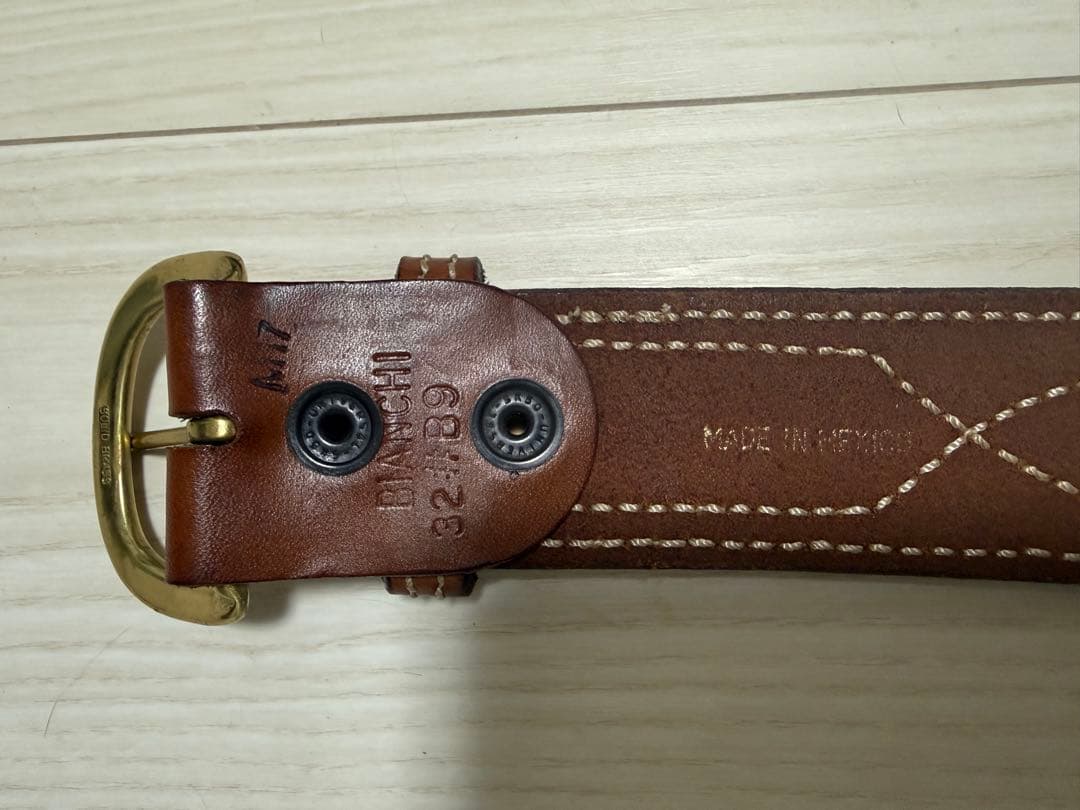 BIANCHI B9 BELT ビアンキ レザーベルト
