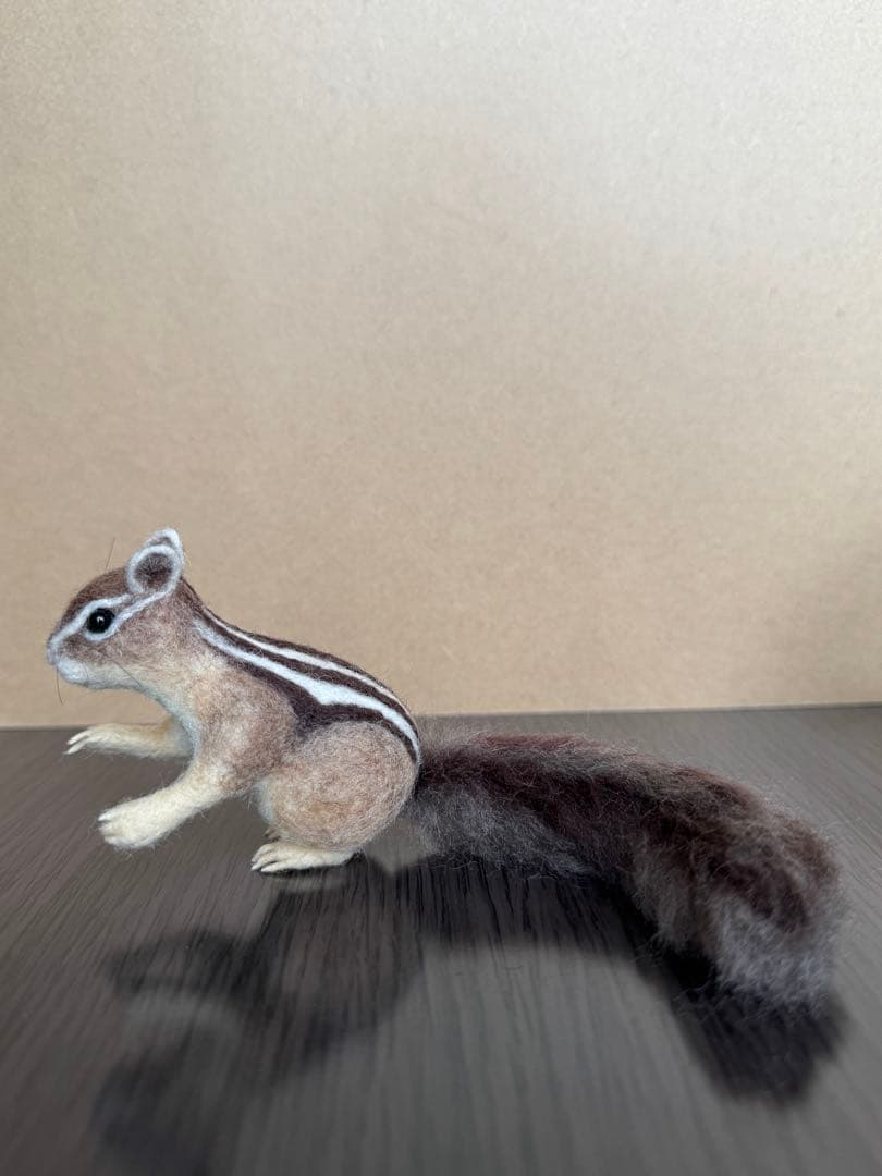 シマリス　羊毛フェルト