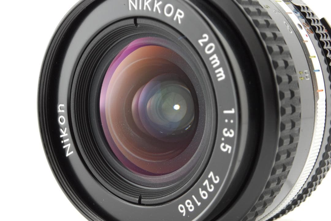 Nikon NIKKOR　Ai-s 20mm f/3.5 レンズ