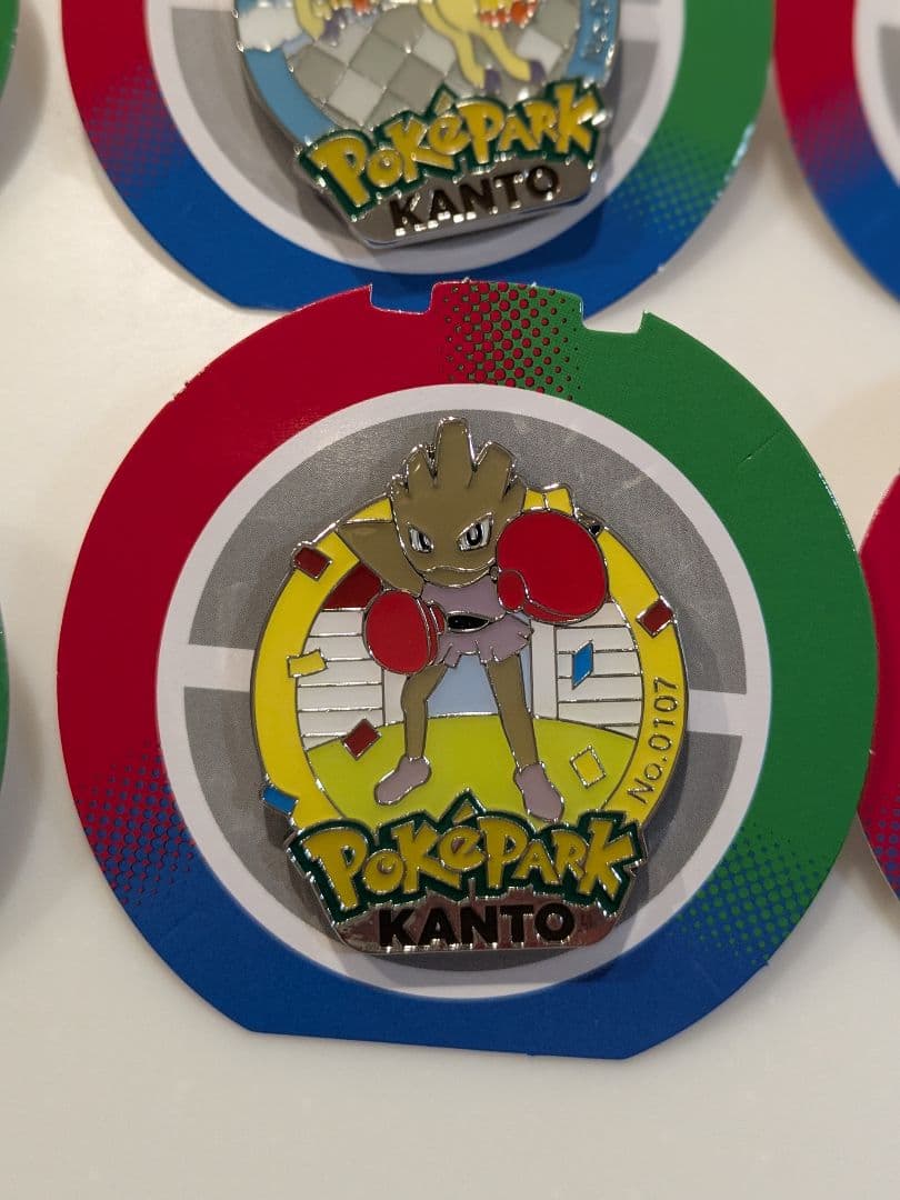 ポケパーク　カントー　ピンズ　１０個セット　①