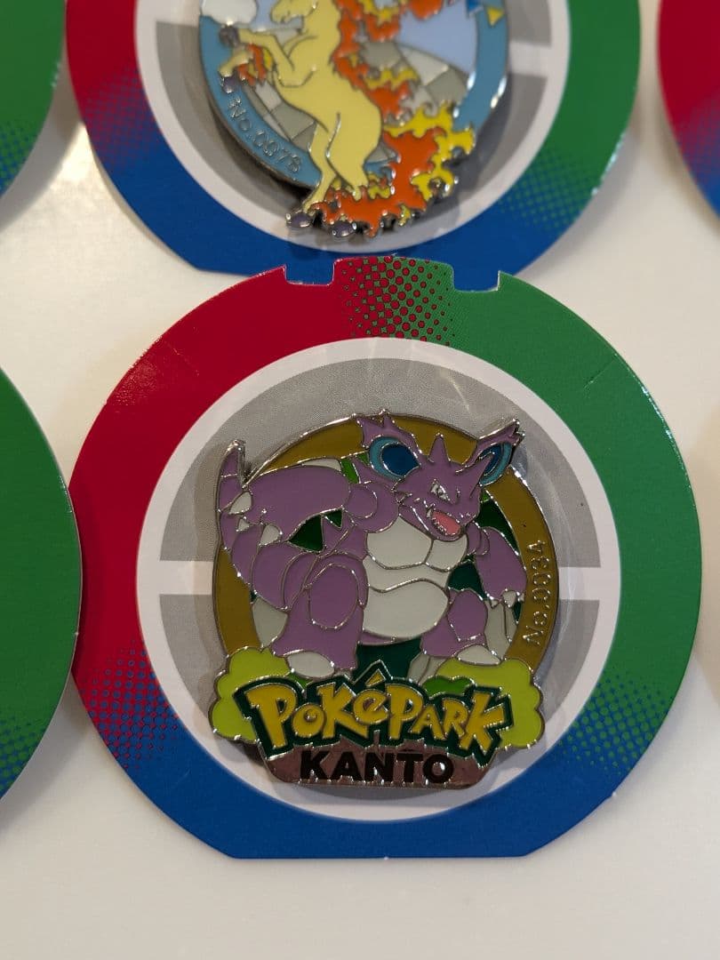 ポケパーク　カントー　ピンズ　１０個セット　①