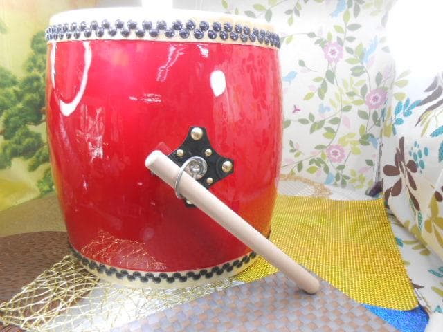 ☆限定(送料無料)39.980円3mサージ/モス布付エイサー大太鼓44cm撥付き