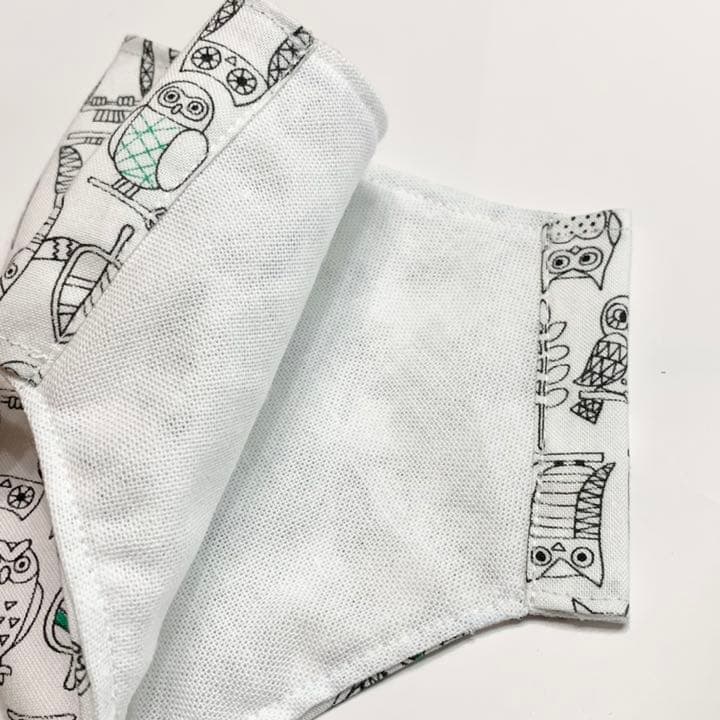 No.141 オーダーマスク　フクロウ　ハンドメイド　おまとめ割