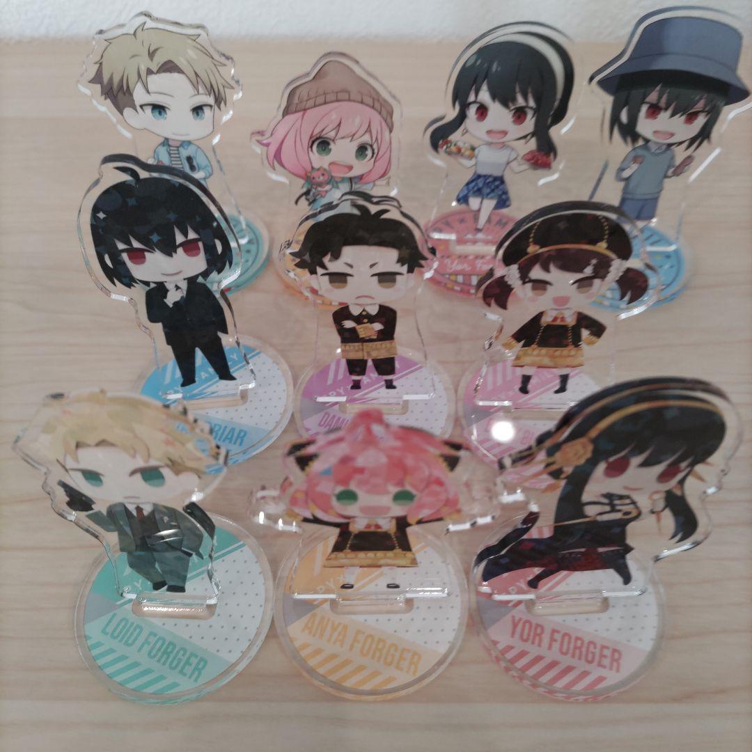 スパイファミリー　デフォルメアクリルスタンド　キャンプバージョン　全10種セット
