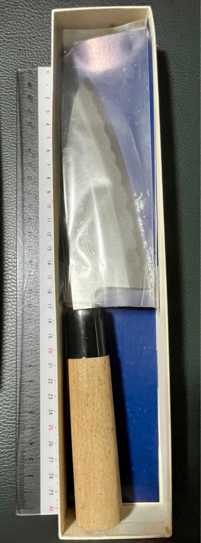 ❇️お値下げ❗️新品 高品質 ステンレス包丁 約30cm 木製ハンドル 箱付き