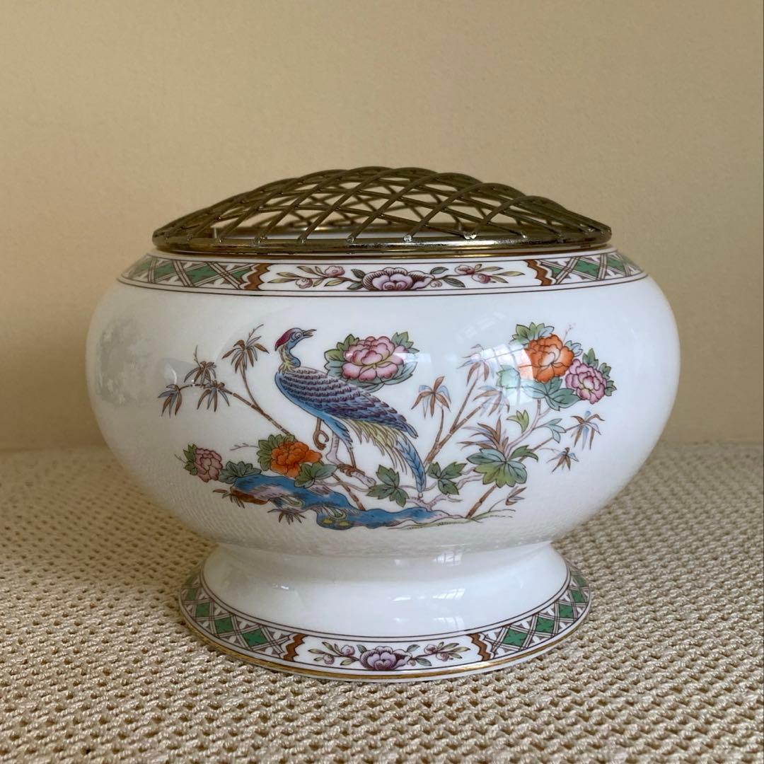  クタニクレーン 黒壺 フラワーベース ローズボウル 花器 1個