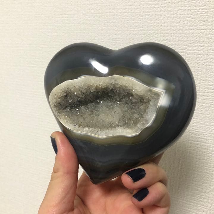 ブラックアゲート ハート