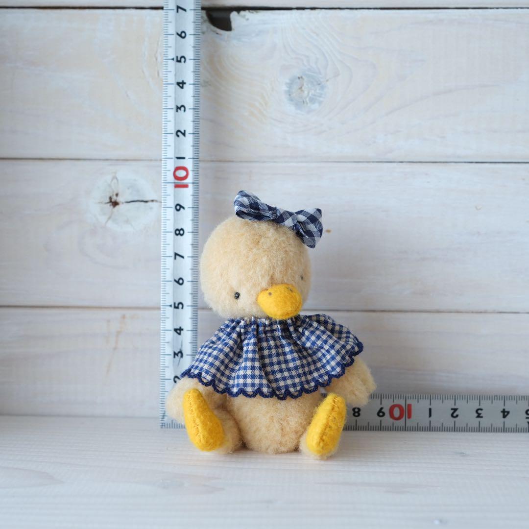 ひよこのぬいぐるみ　ブルーリボンちゃん テディベア　teddy bear