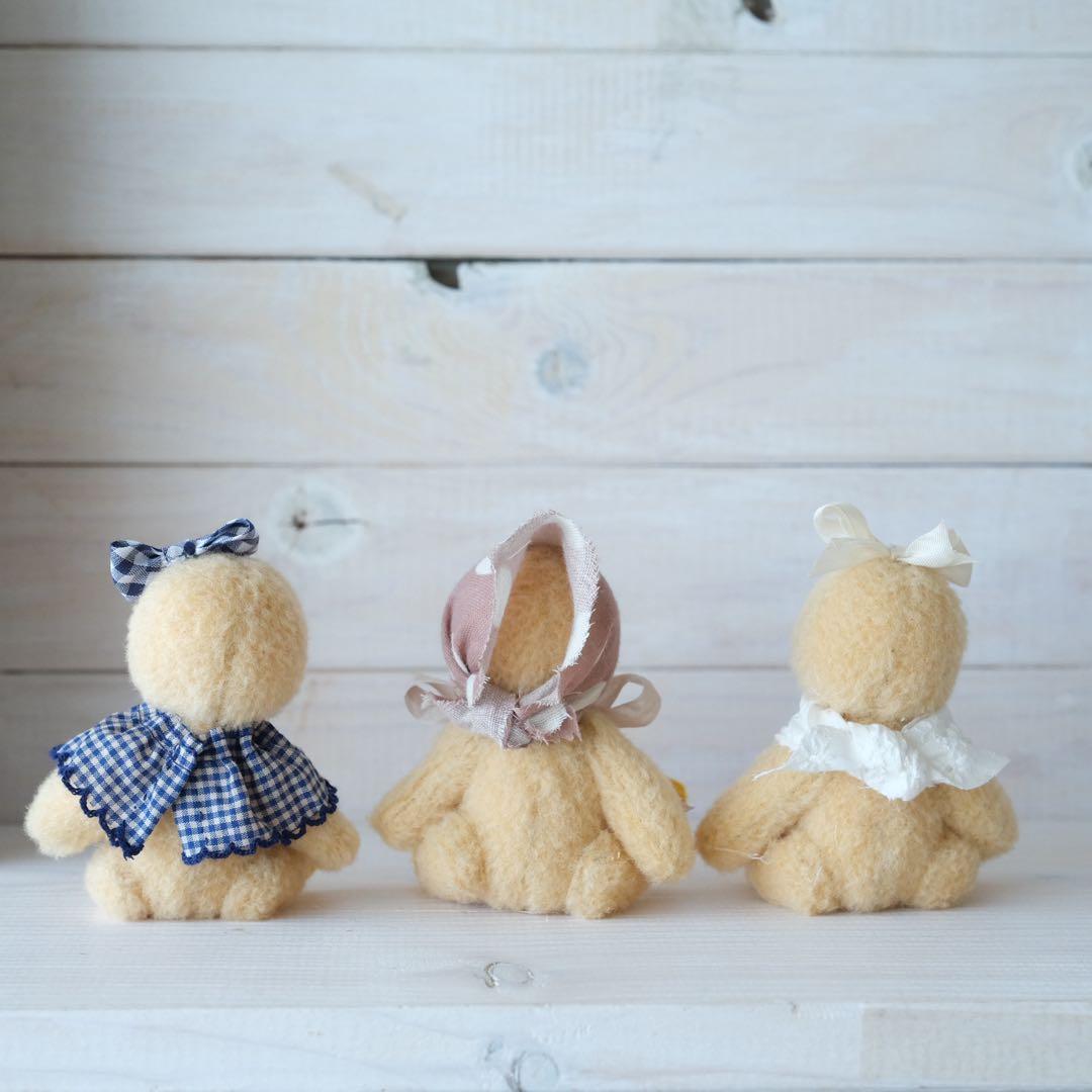 ひよこのぬいぐるみ　ブルーリボンちゃん テディベア　teddy bear