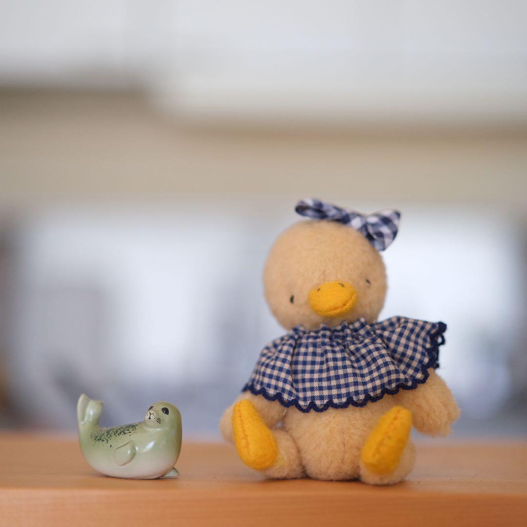 ひよこのぬいぐるみ　ブルーリボンちゃん テディベア　teddy bear