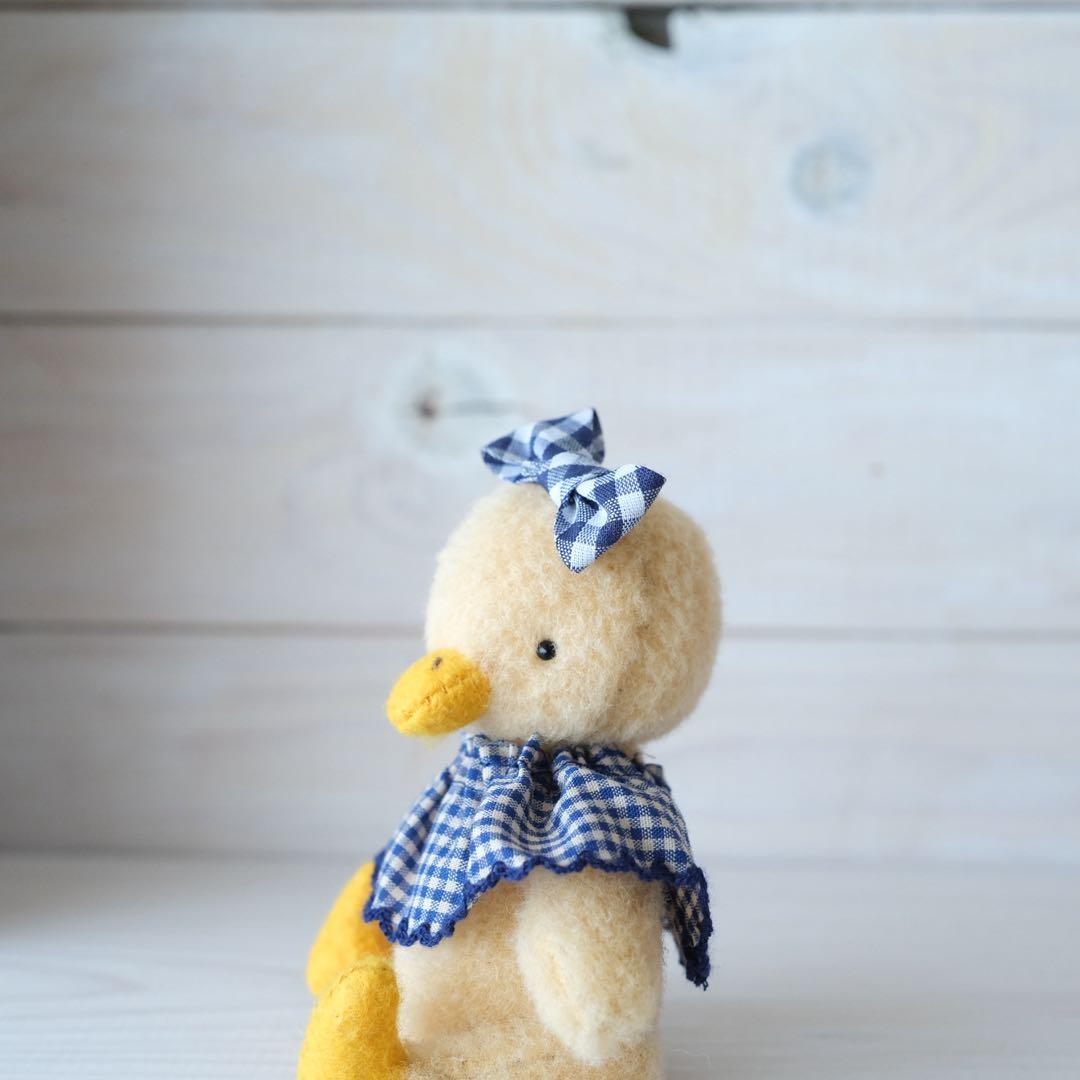 ひよこのぬいぐるみ　ブルーリボンちゃん テディベア　teddy bear