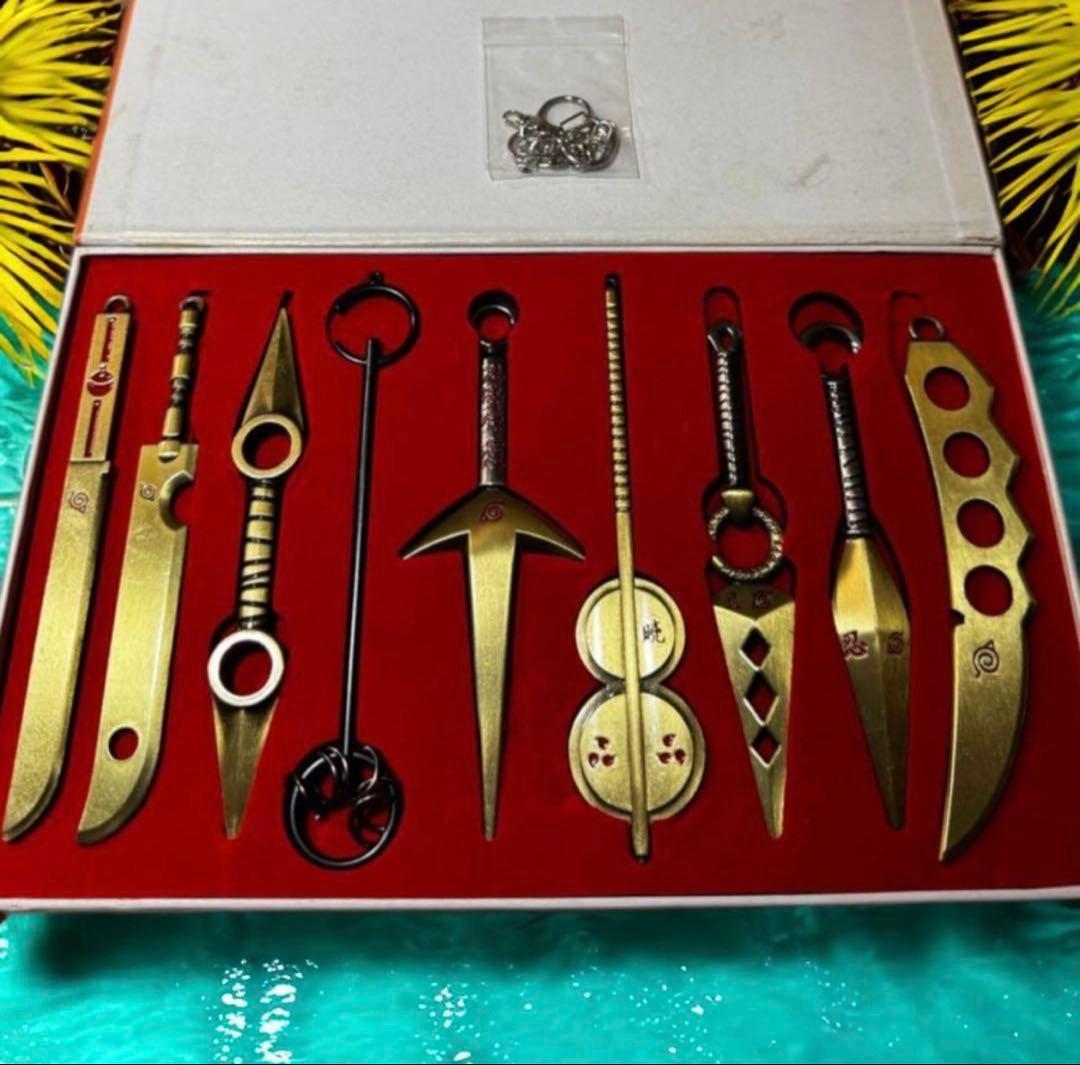 新品 忍者ナルト NARUTO 箱付 クナイ くない 武器セット コスプレ