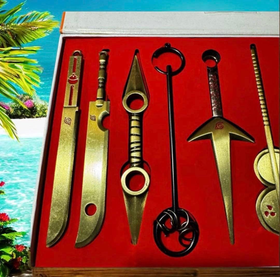 新品 忍者ナルト NARUTO 箱付 クナイ くない 武器セット コスプレ