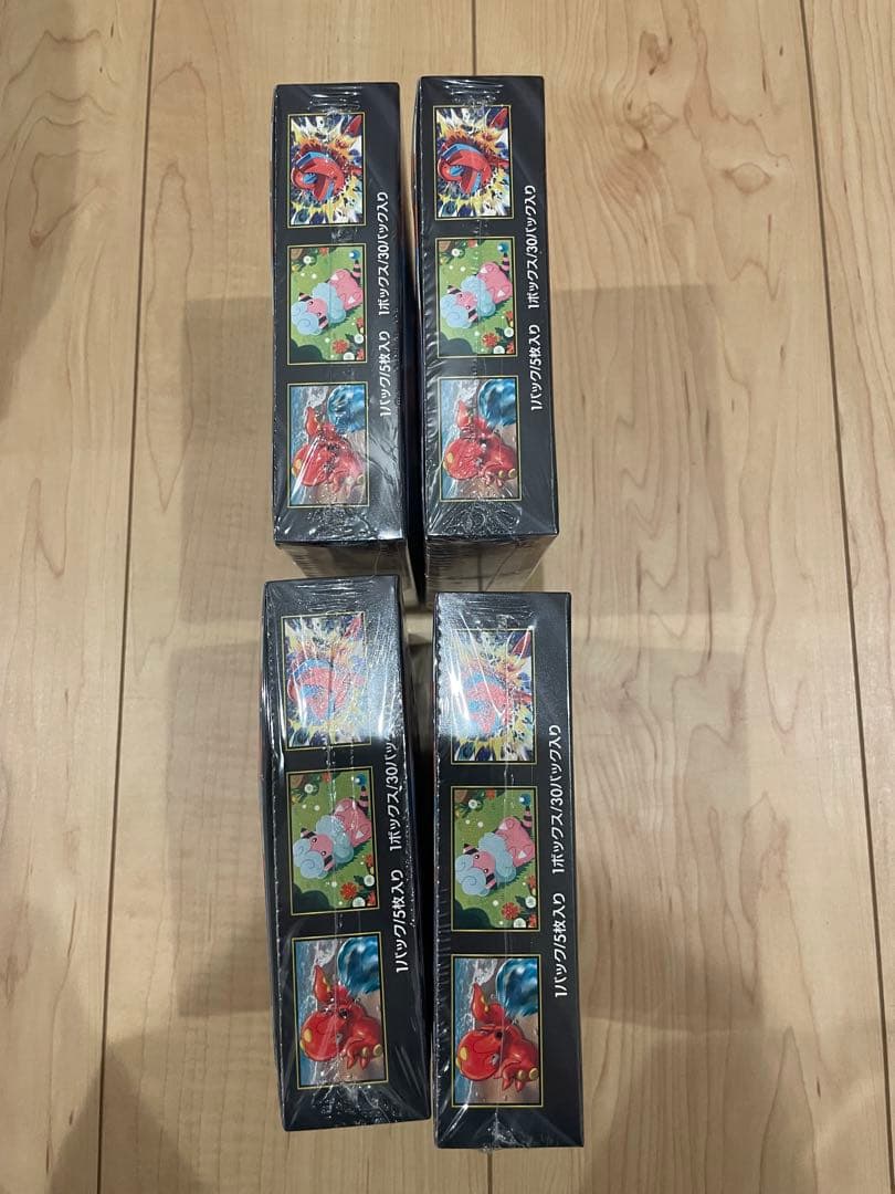 ポケモンカードゲーム ニンジャスピナー　box シュリンク付き　4box