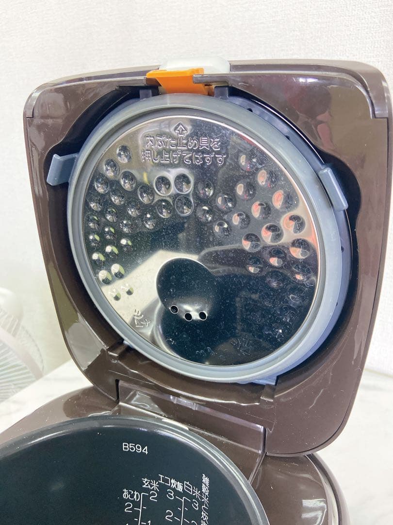 ＄【通電OK】象印 IH炊飯器 NP-GW05 3合炊き ステンレスブラウン