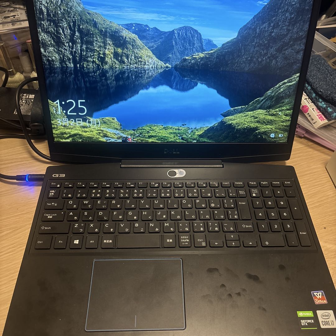 Dell G3高性能ゲーミングノートPC i7-10750H/GTX1660Ti