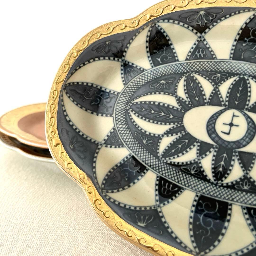 ○M85○エクレクティックカイカイ　オーバル皿【5枚】未使用　モダン