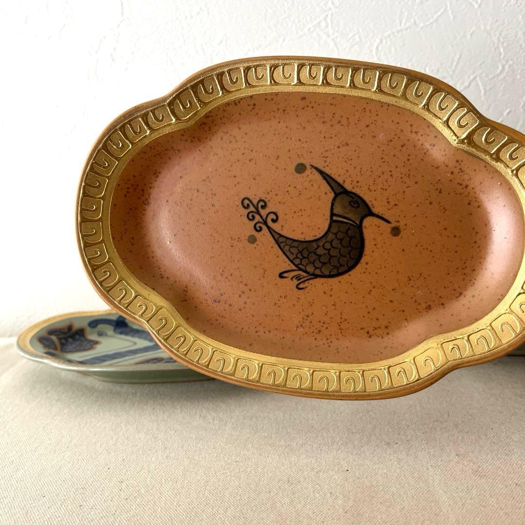 ○M85○エクレクティックカイカイ　オーバル皿【5枚】未使用　モダン