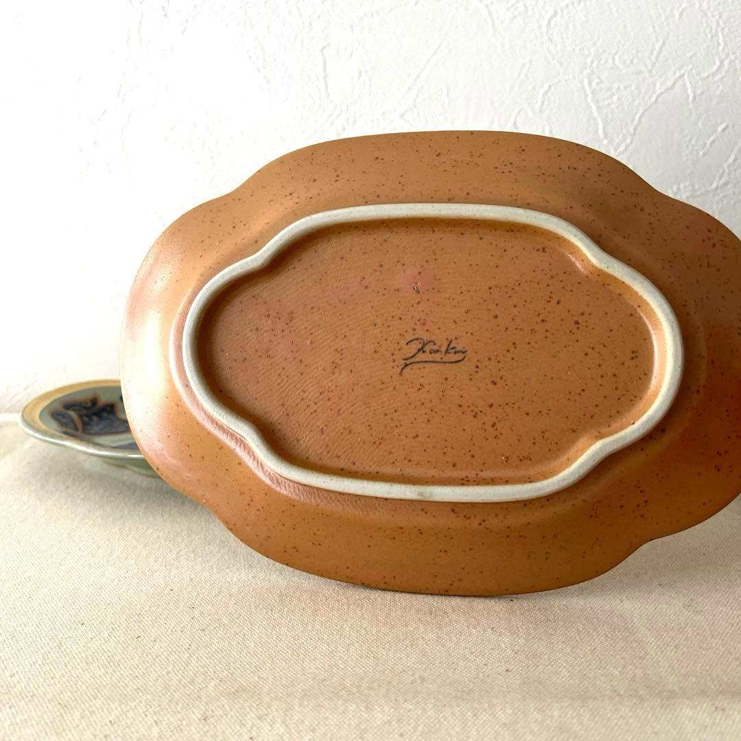 ○M85○エクレクティックカイカイ　オーバル皿【5枚】未使用　モダン