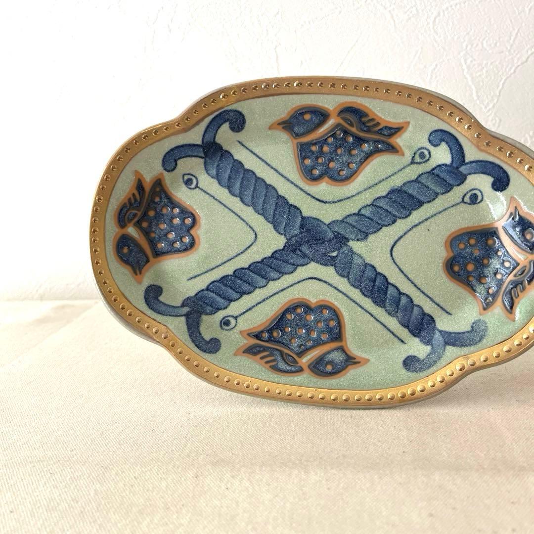 ○M85○エクレクティックカイカイ　オーバル皿【5枚】未使用　モダン