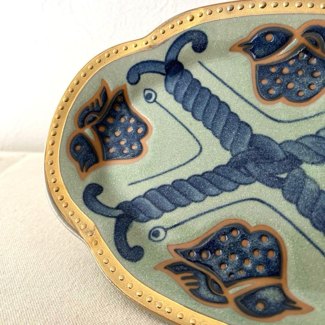 ○M85○エクレクティックカイカイ　オーバル皿【5枚】未使用　モダン