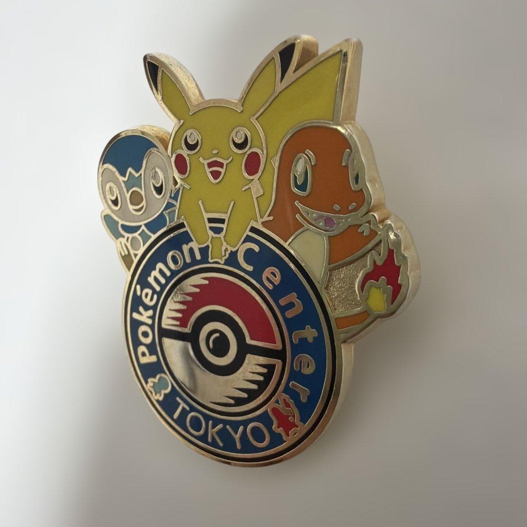 ポケモンセンター東京限定 ピンバッジ 2007 ピカチュウ ヒトカゲ ポッチャマ