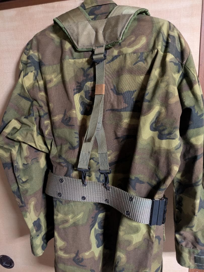 米軍 M-65 OG-107 Type IIIとハーネス　階級章付き