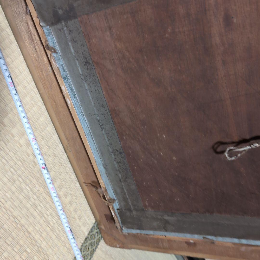 刺繍　風車と船のタペストリー 約60cm x 80cm