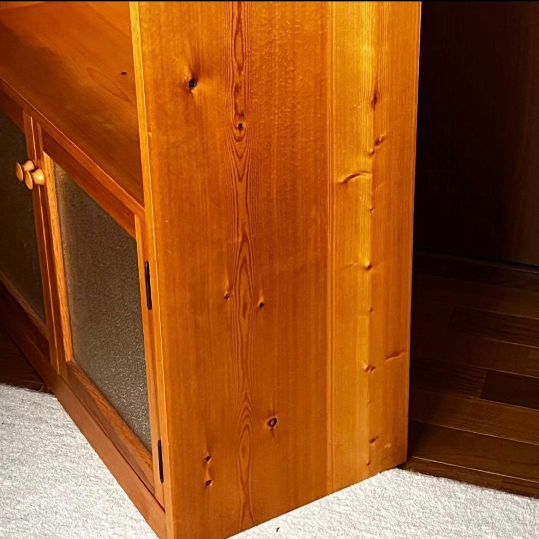 キャビネット 天然板　H77 W70 D34.5